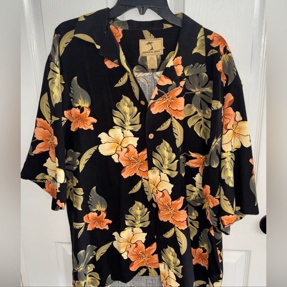 Jamaica Jaxx Other - NWOT Jamaica Jaxx “L”, silk Hawaiian button-down, Vacation Mode, Luau, Beachy